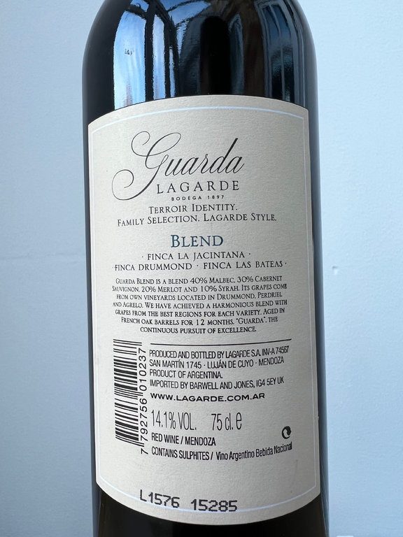 Guarda, Colección de Viñedos BLEND by LAGARDE