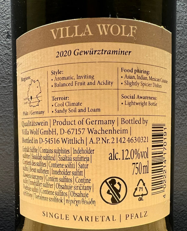 Villa Wolf Gewurztraminer